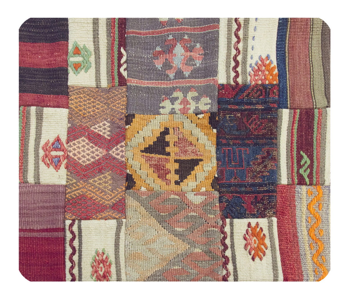 Patchwork Rug Pillow-2-14