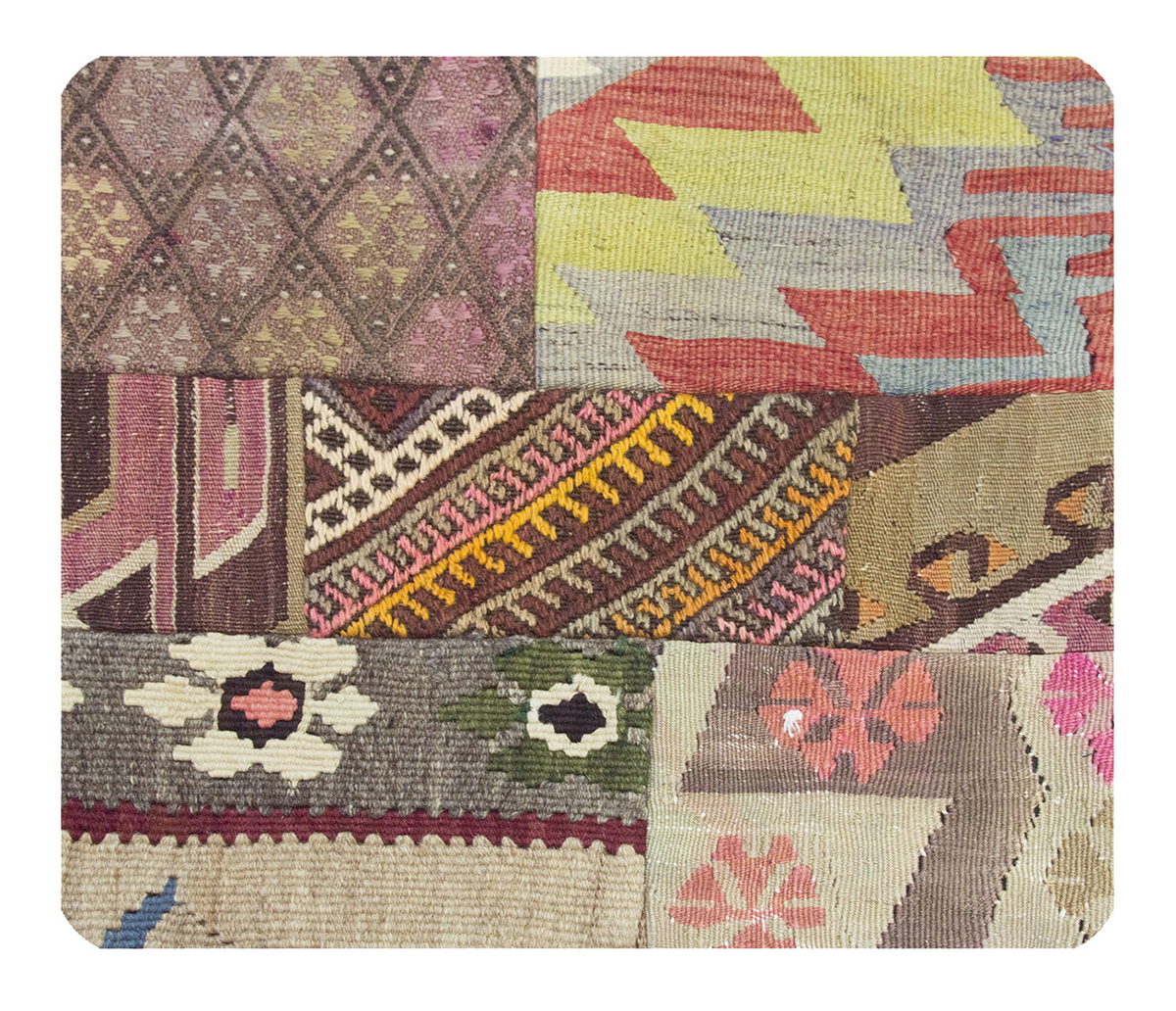 Patchwork Rug Pillow-2-20