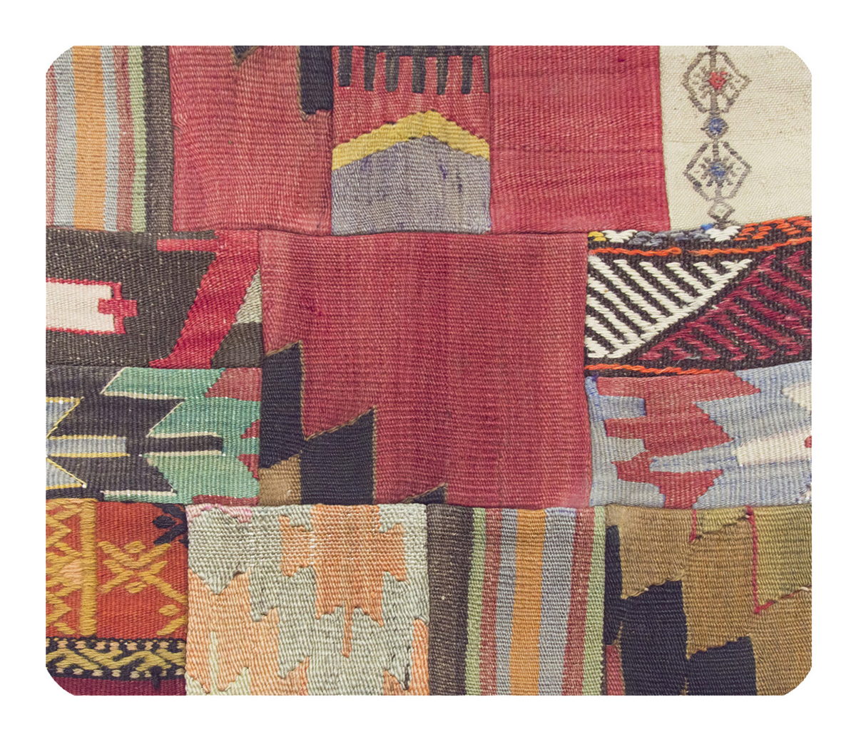 Patchwork Rug Pillow-2-21