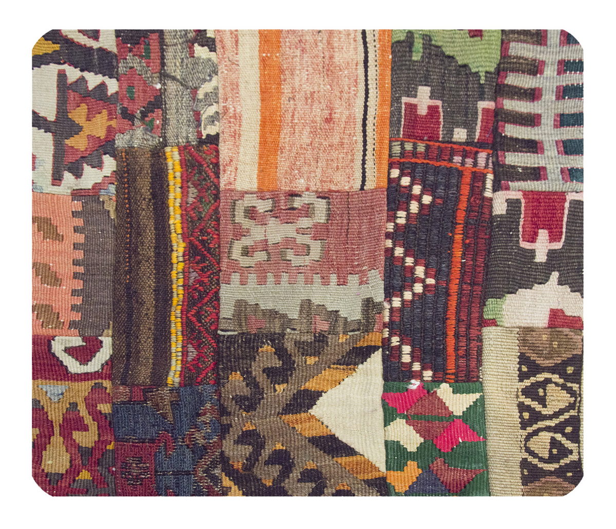 Patchwork Rug Pillow-2-24