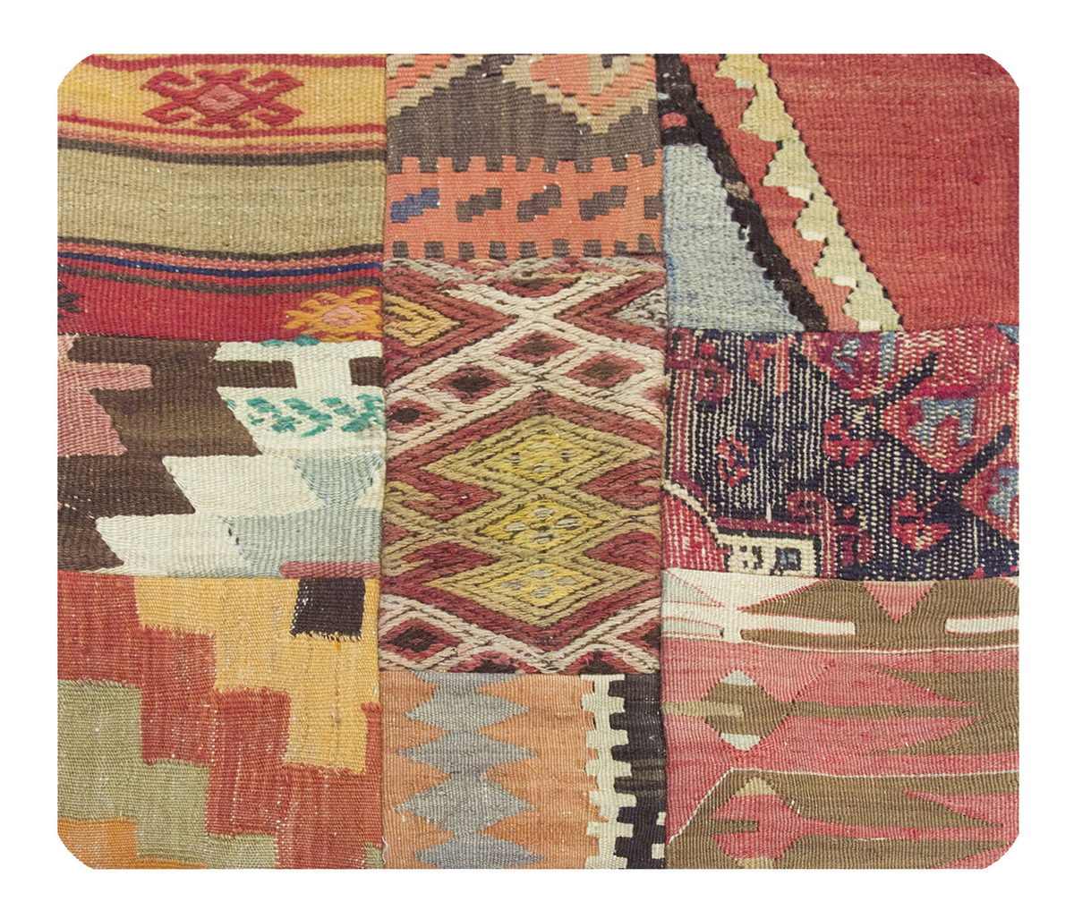 Patchwork Rug Pillow-2-29