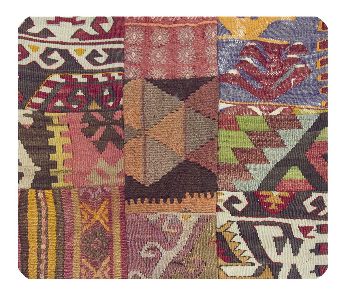 Patchwork Rug Pillow-2-30