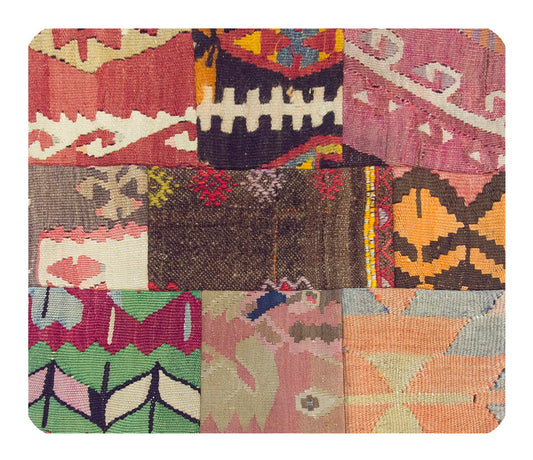 Patchwork Rug Pillow-2-33