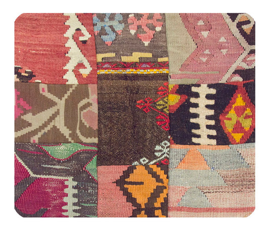 Patchwork Rug Pillow-2-36