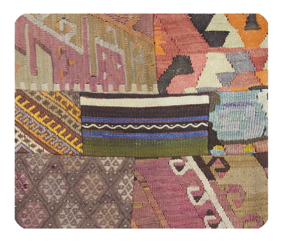 Patchwork Rug Pillow-2-39