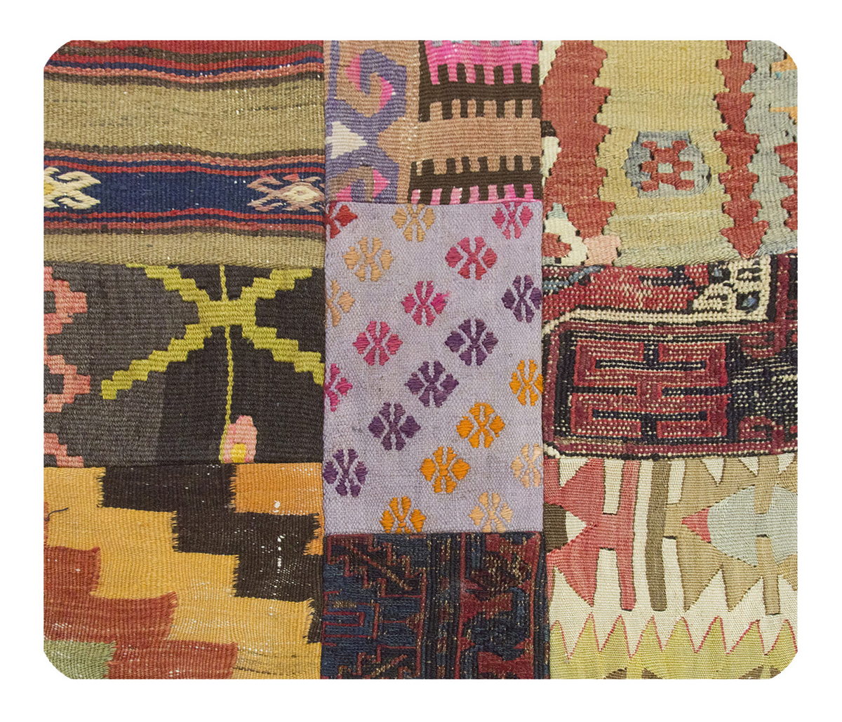 Patchwork Rug Pillow-2-40