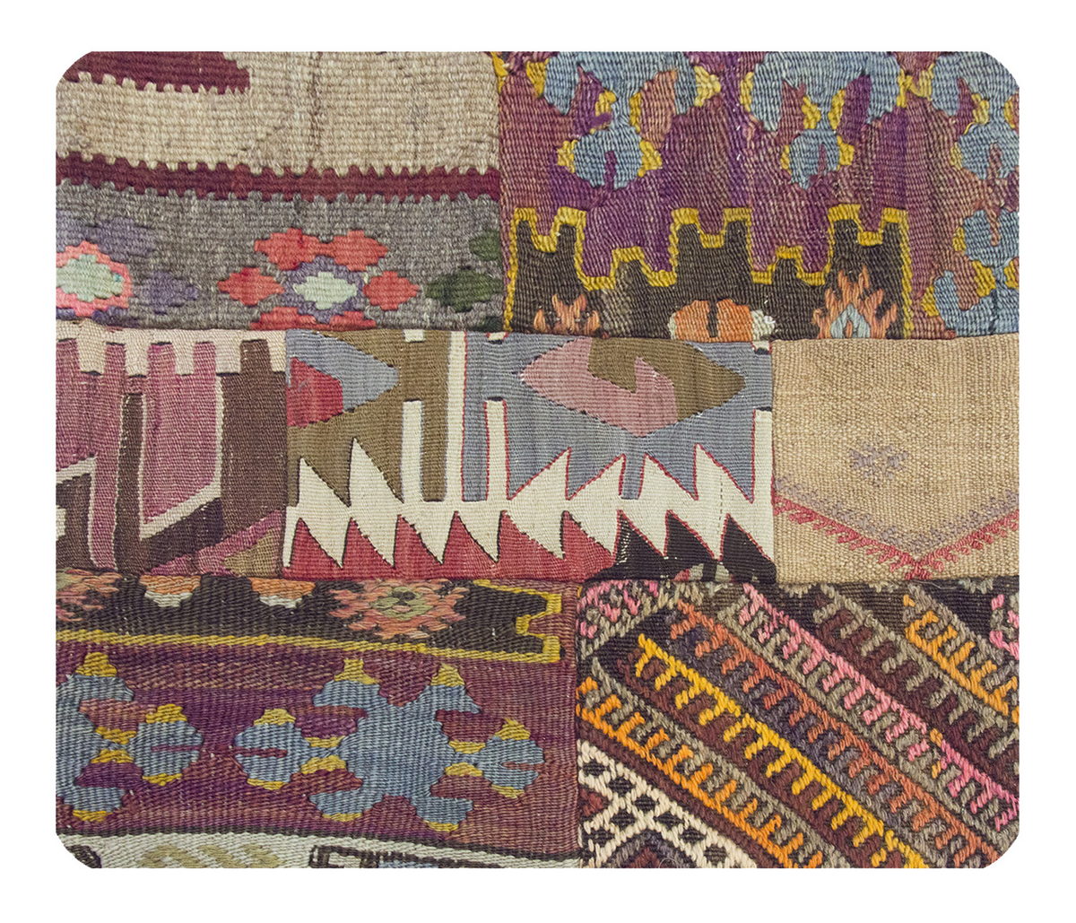 Patchwork Rug Pillow-2-43