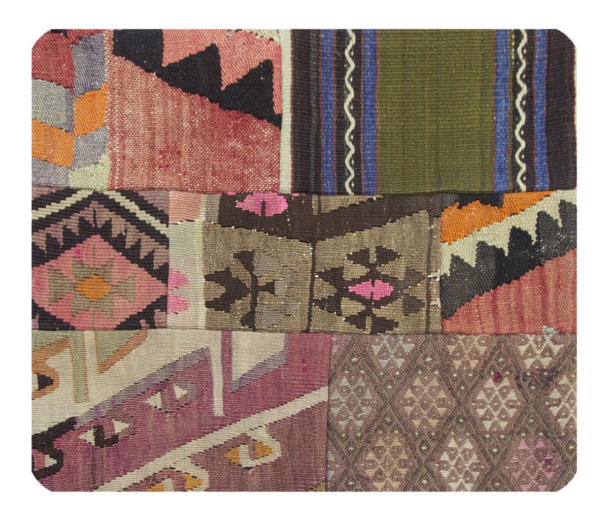 Patchwork Rug Pillow-2-44
