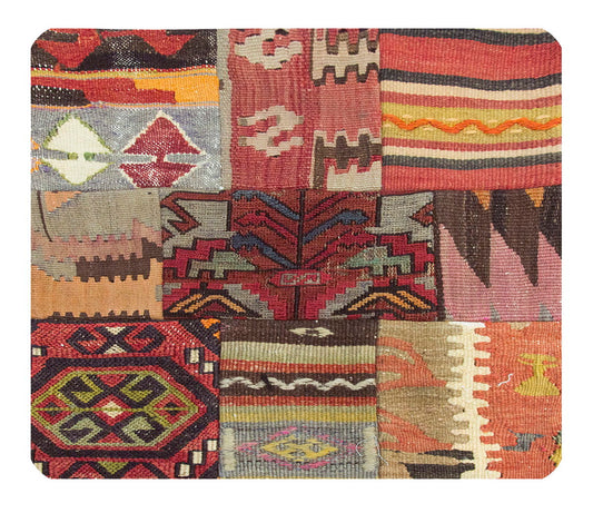 Patchwork Rug Pillow-2-47