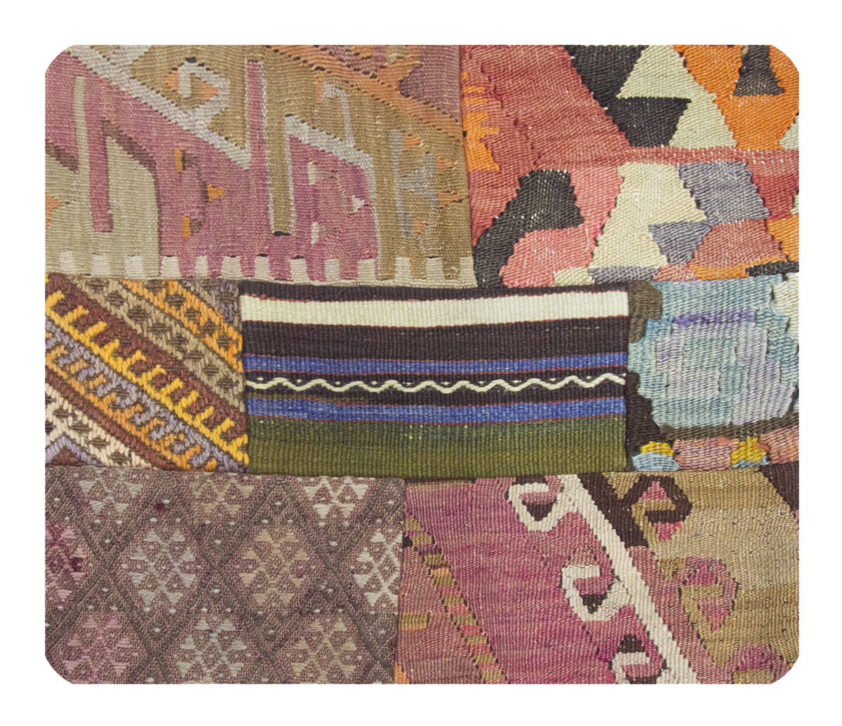 Patchwork Rug Pillow-2-52