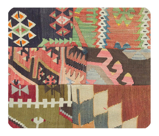 Patchwork Rug Pillow-3-23