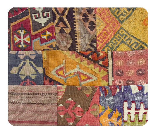 Patchwork Rug Pillow-3-29