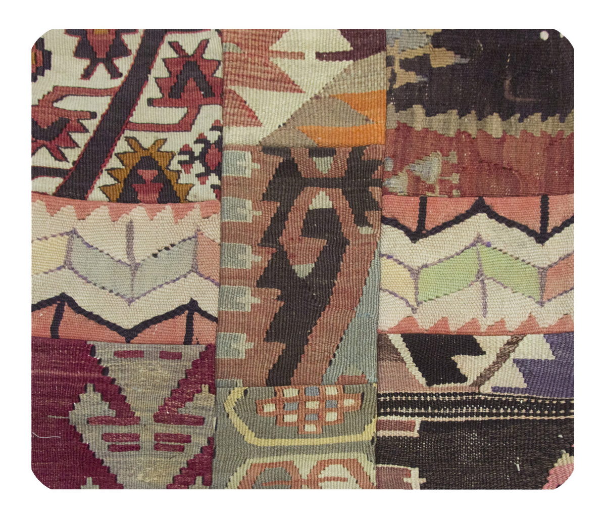 Patchwork Rug Pillow-3-32