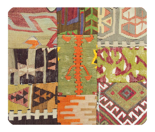 Patchwork Rug Pillow-3-40
