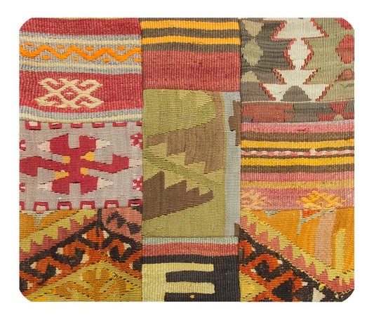 Patchwork Rug Pillow-3-42