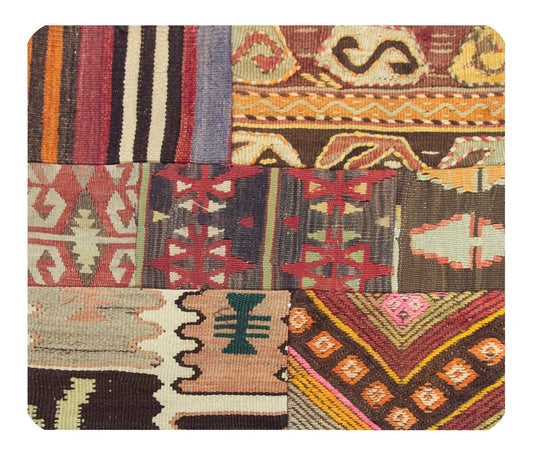 Patchwork Rug Pillow-3-48
