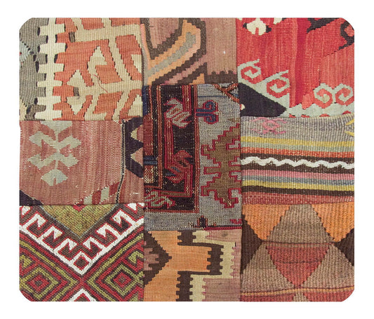 Patchwork Rug Pillow-3-49