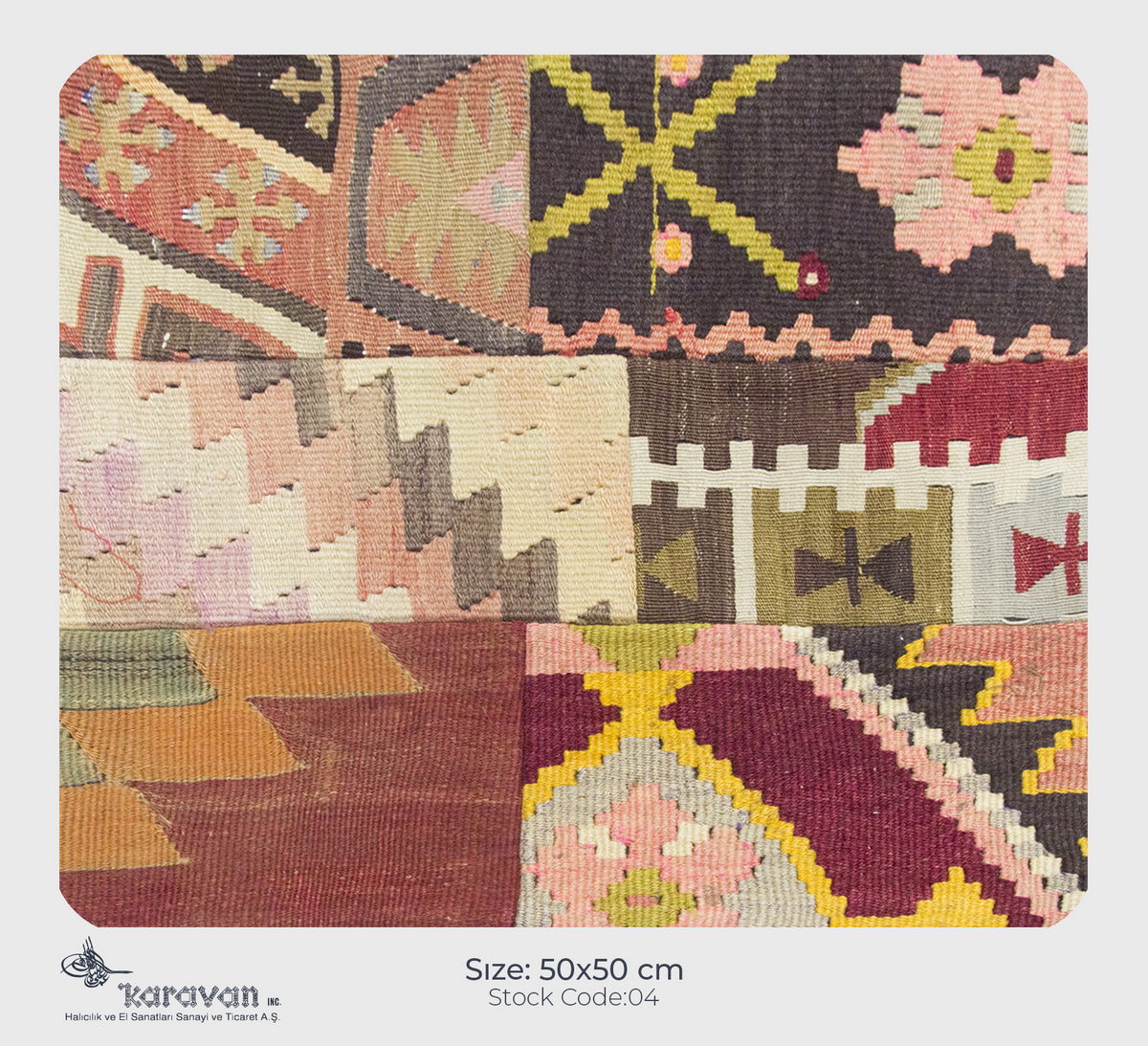 Patchwork Rug Pillow-4-3