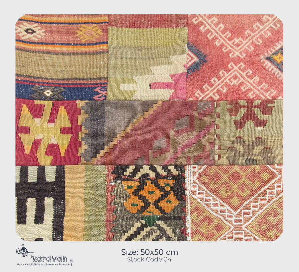 Patchwork Rug Pillow-4-14