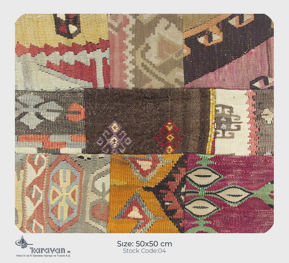 Patchwork Rug Pillow-4-19