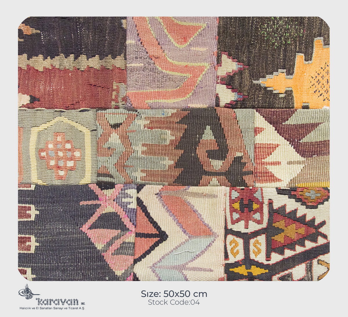 Patchwork Rug Pillow-4-29