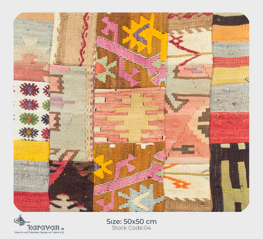 Patchwork Rug Pillow-4-37
