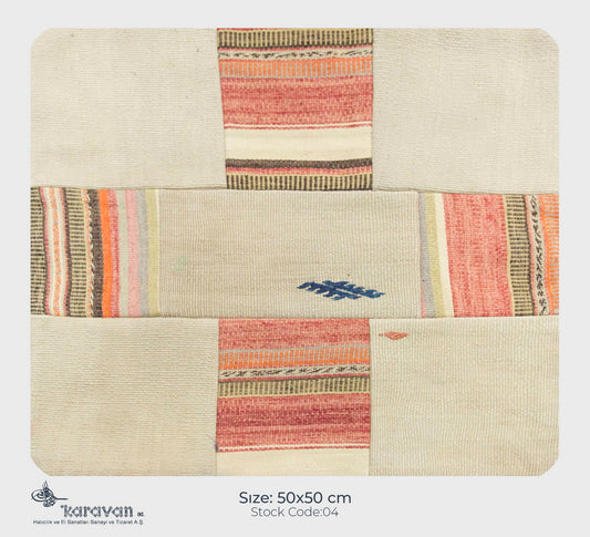 Patchwork Rug Pillow-4-40