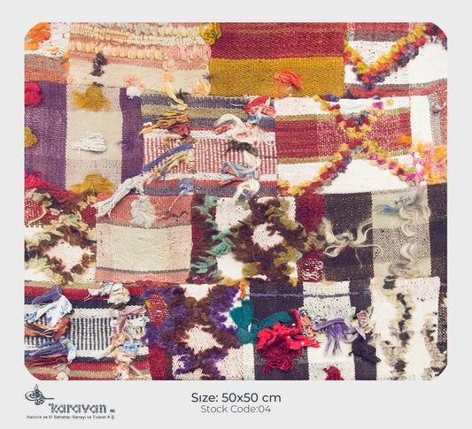 Patchwork Rug Pillow-4-44