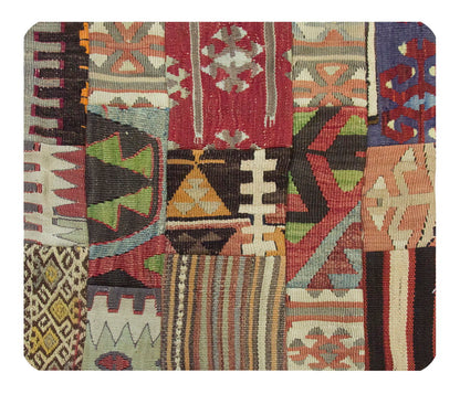 Patchwork Rug Pillow-3-2