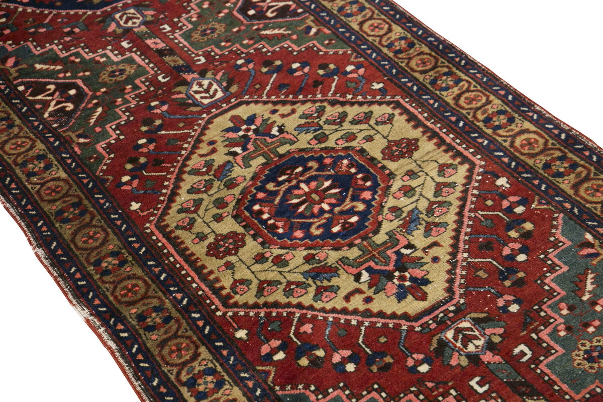 Runner Rug, Antique Rug, 3'1 x 10'10 feet & 94 x 330 cm