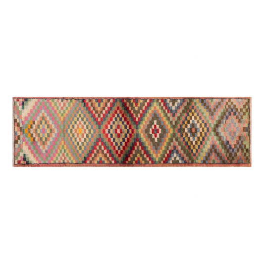 Runner Rug, Vintage Rug  2'3 x 8'7 feet & 70 x 266 cm