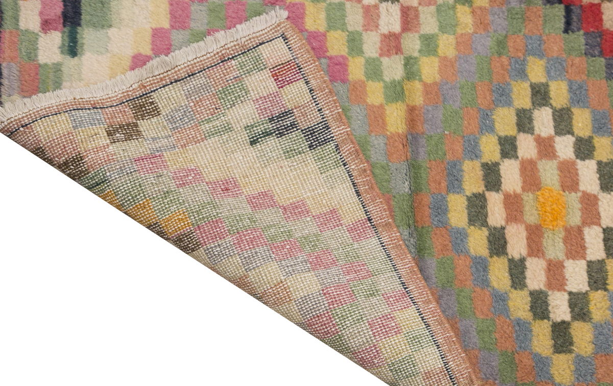Runner Rug, Vintage Rug  2'3 x 8'7 feet & 70 x 266 cm