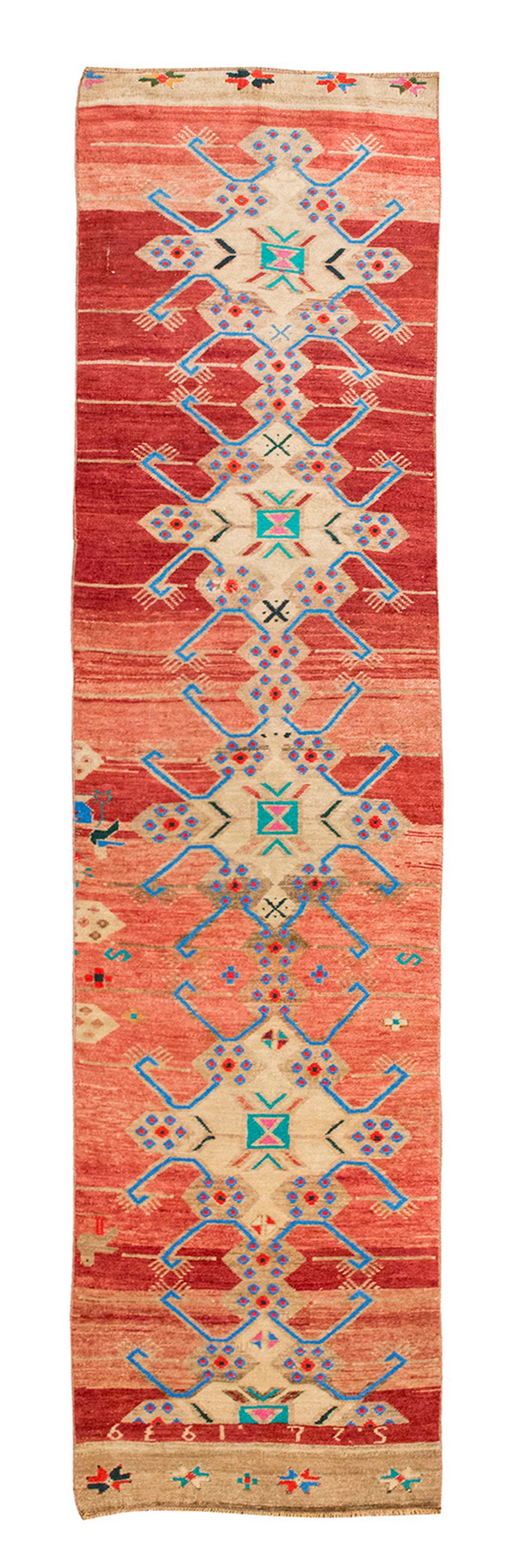 Runner Rug 2'7" x 11'7" feet 80 x 354 cm