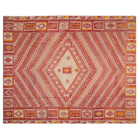Şarkışla tribal kilim, 10x11 ft kilim, 290x330 cm kilim