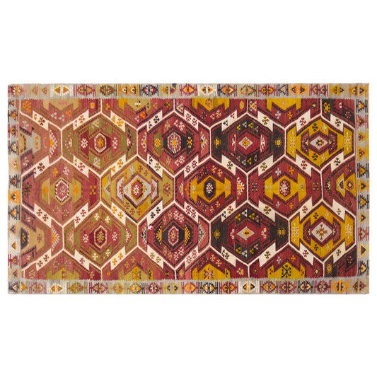şarkışla tribal kilim, 5x10 ft kilim, 140x310 cm