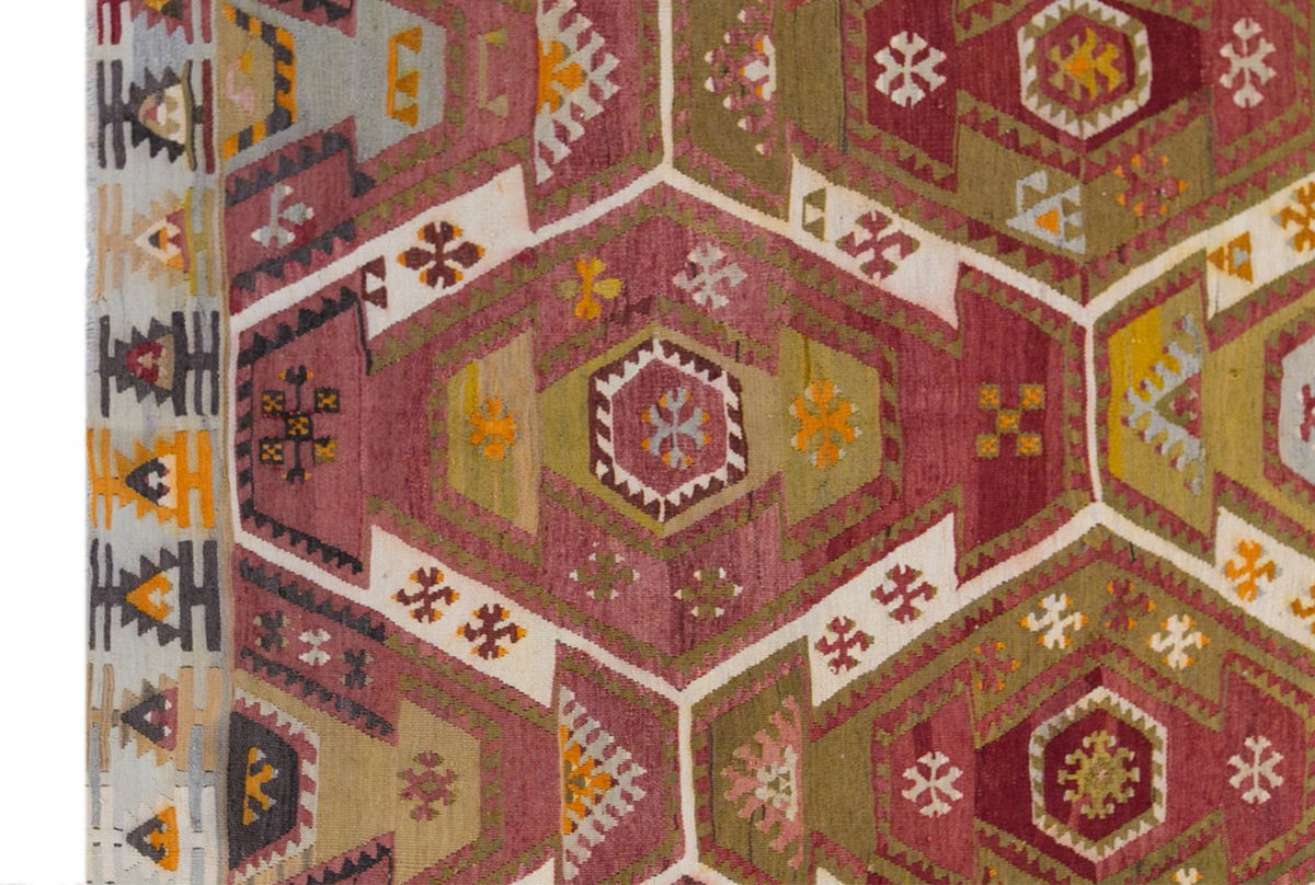şarkışla tribal kilim, 5x10 ft kilim, 140x310 cm