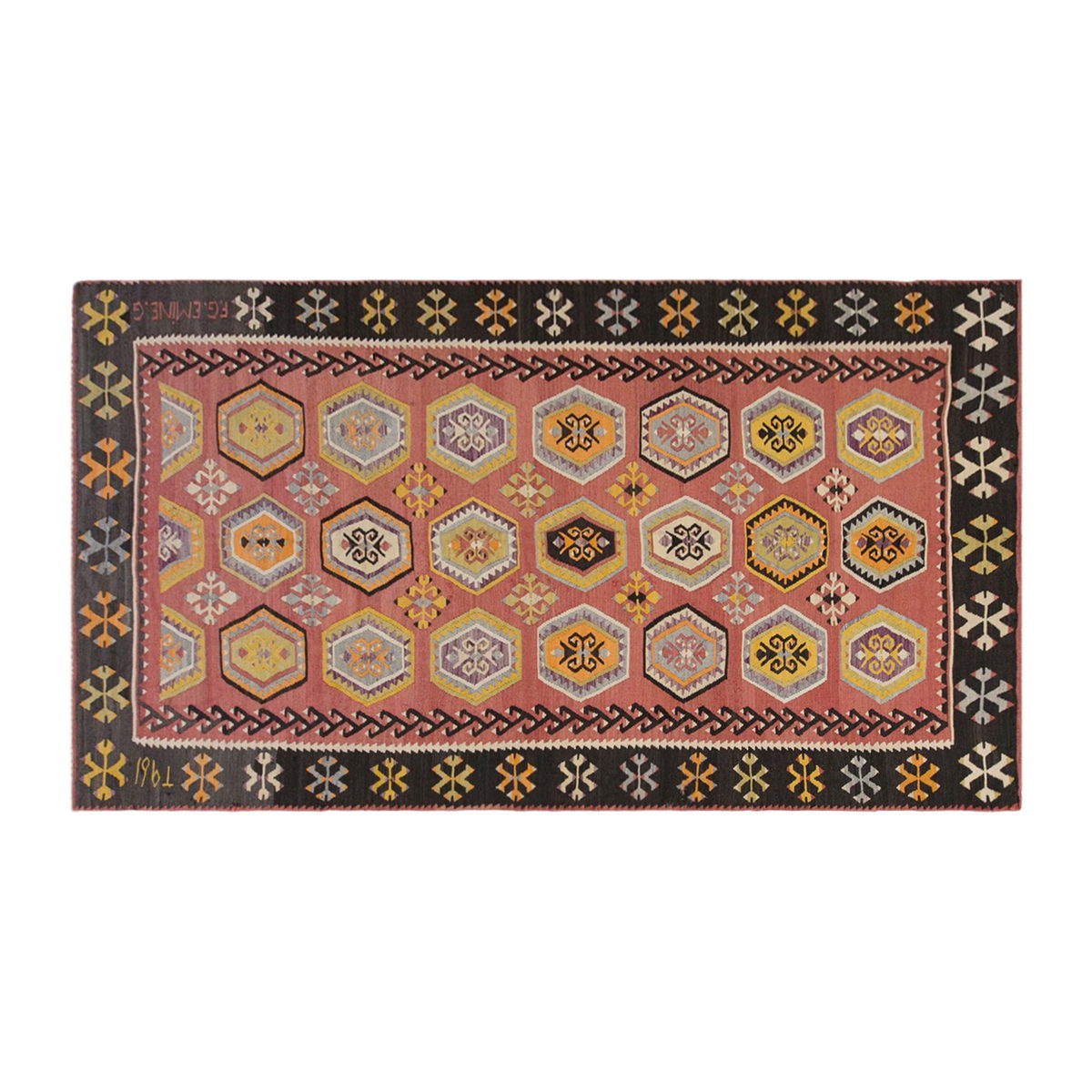Şarkışla tribal kilim, 5x10 ft kilim, 160x316 cm