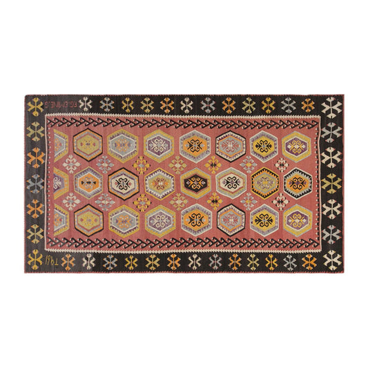 Şarkışla tribal kilim, 5x10 ft kilim, 160x316 cm