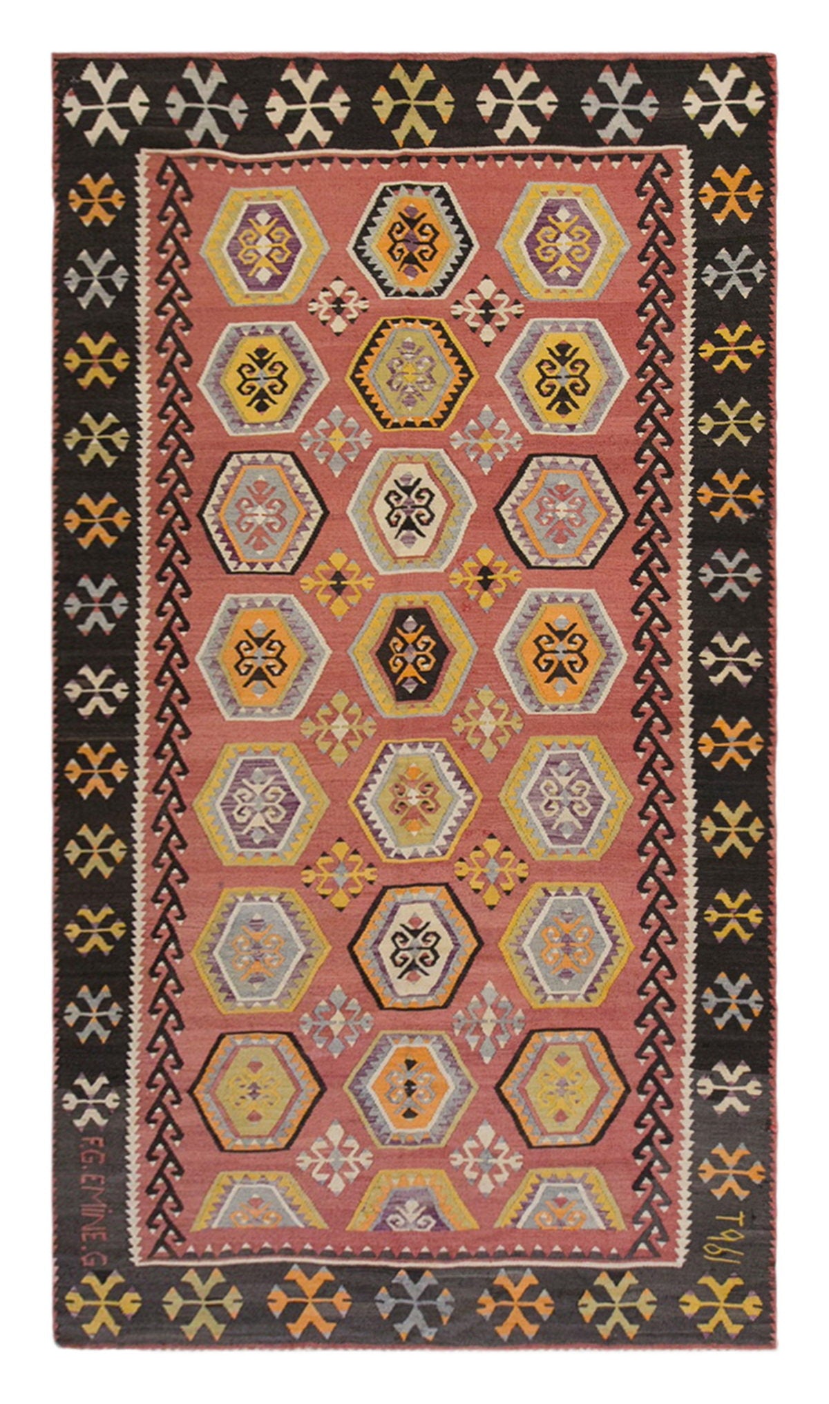 Şarkışla tribal kilim, 5x10 ft kilim, 160x316 cm