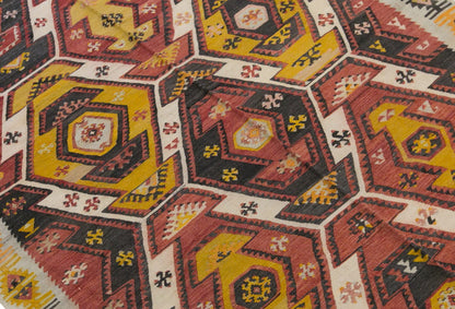 şarkışla tribal kilim, 5x11 ft kilim, 140x323 cm
