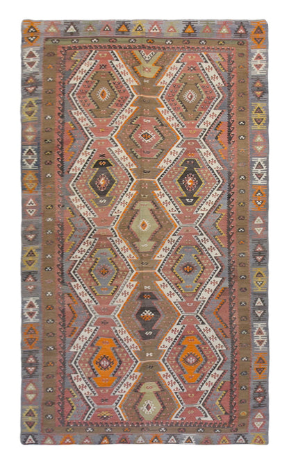 şarkışla tribal kilim, 5x11 ft kilim, 146x337 cm
