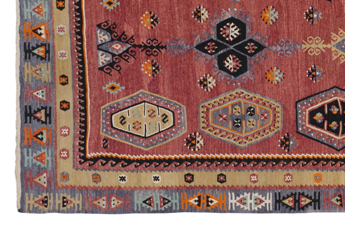 şarkışla tribal kilim, 5x11 ft kilim, 165x338 cm