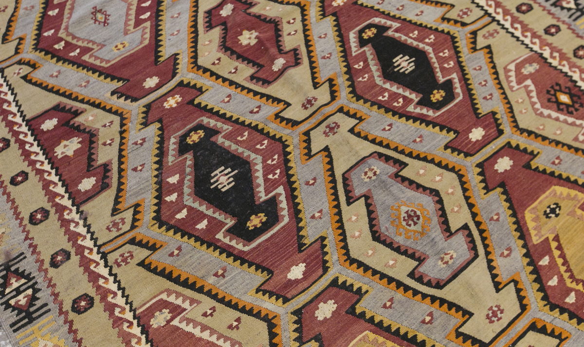 şarkışla tribal kilim, 5x12 ft kilim, 163x351 cm