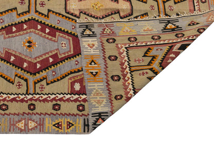 şarkışla tribal kilim, 5x12 ft kilim, 163x351 cm