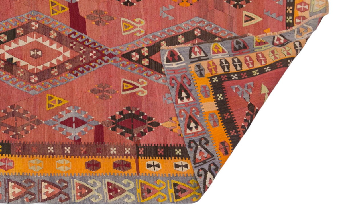 şarkışla tribal kilim, 5x13 ft, 146x393 cm kilim