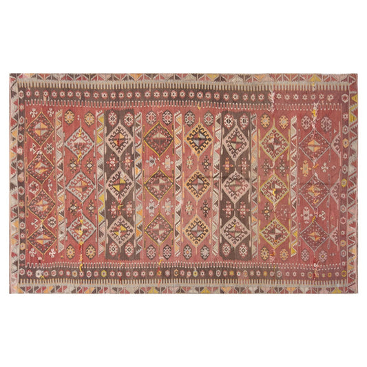 şarkışla tribal kilim, 5x13 ft kilim, 155x391 cm