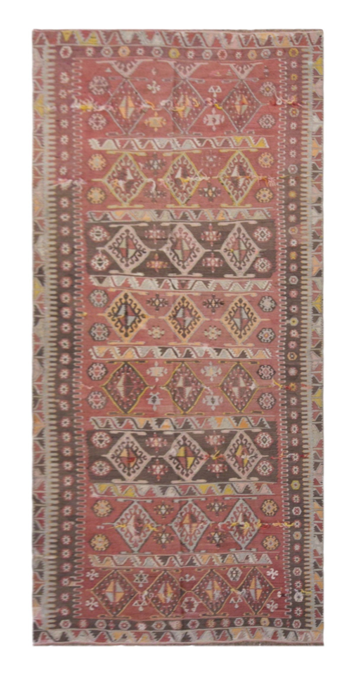 şarkışla tribal kilim, 5x13 ft kilim, 155x391 cm