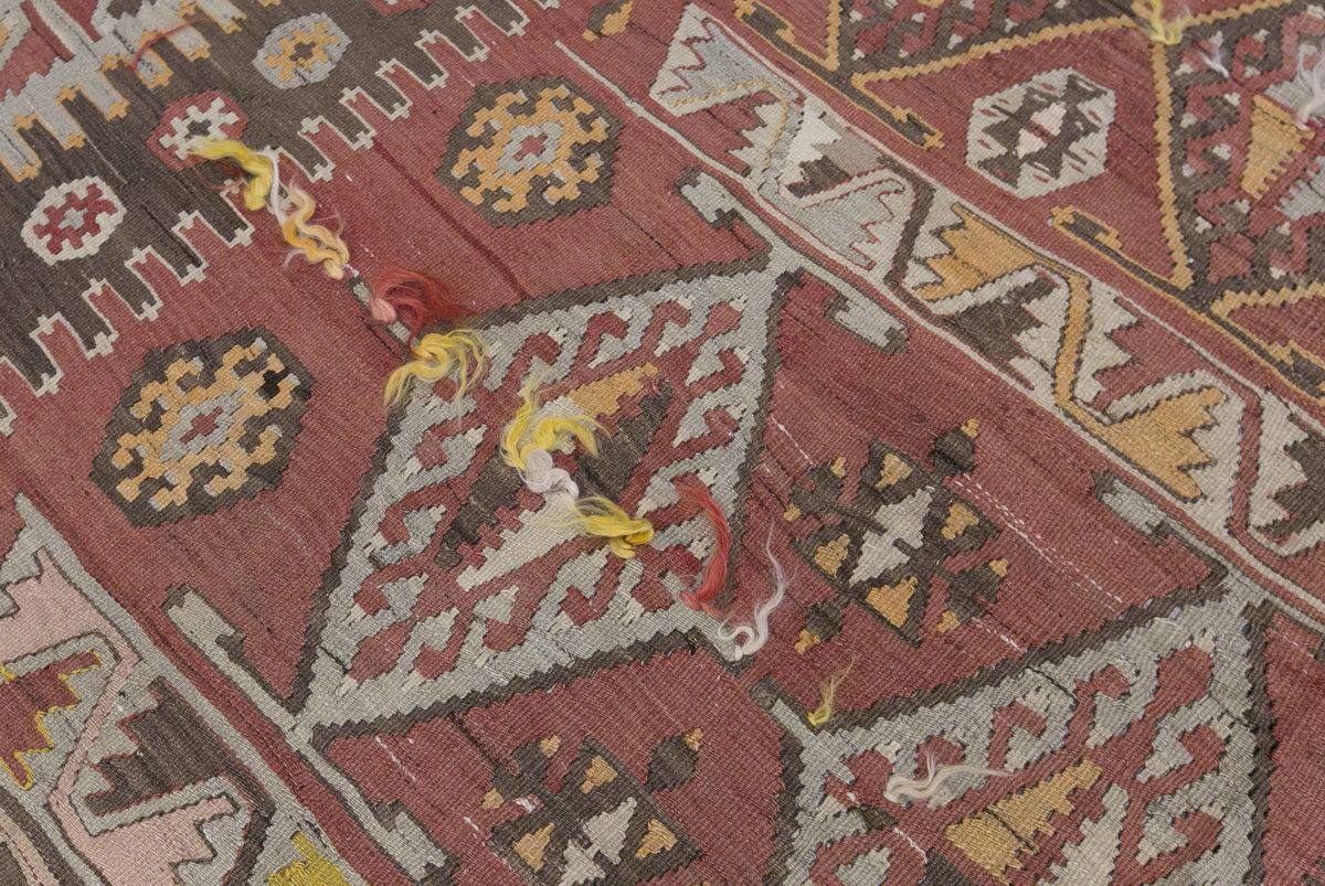 şarkışla tribal kilim, 5x13 ft kilim, 155x391 cm