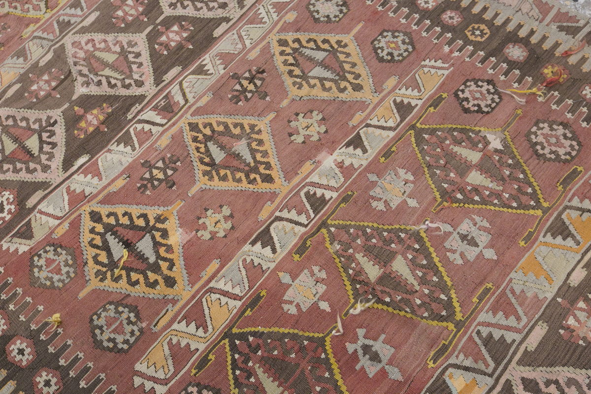 şarkışla tribal kilim, 5x13 ft kilim, 155x391 cm