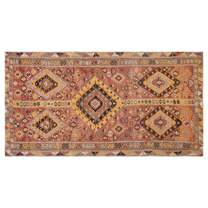 şarkışla tribal kilim, 5x13 ft kilim, 166x407 cm
